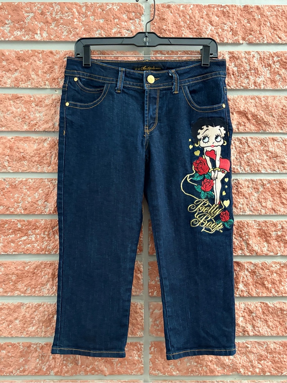 South Pole Betty Boop Dark Blue Capris